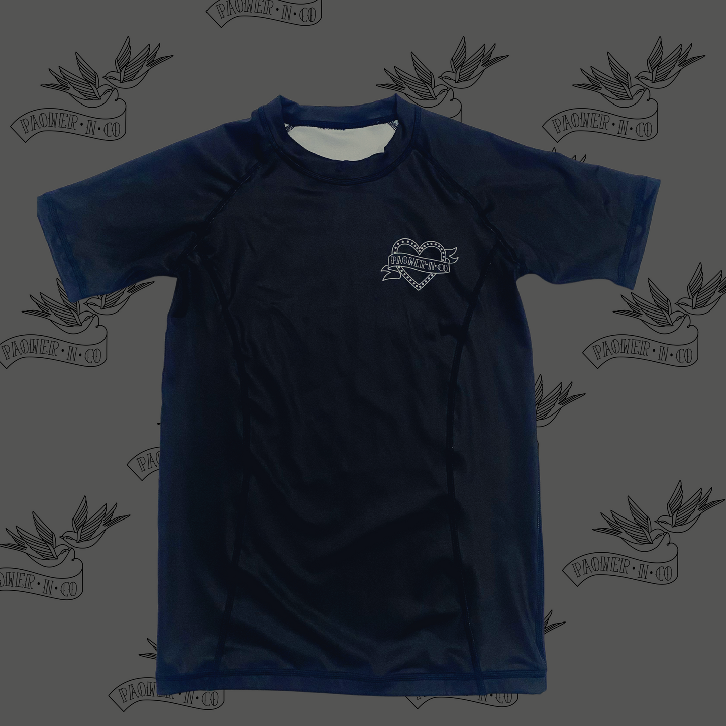 Ranked Rashguard Black (short sleeve)