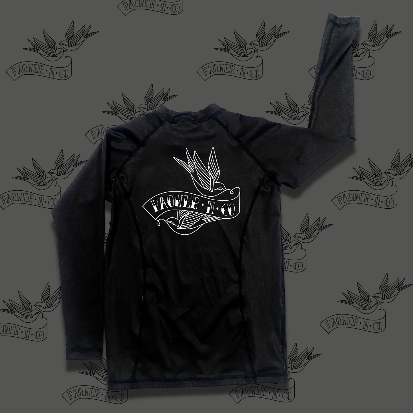 Ranked Rashguard Black (long sleeve)