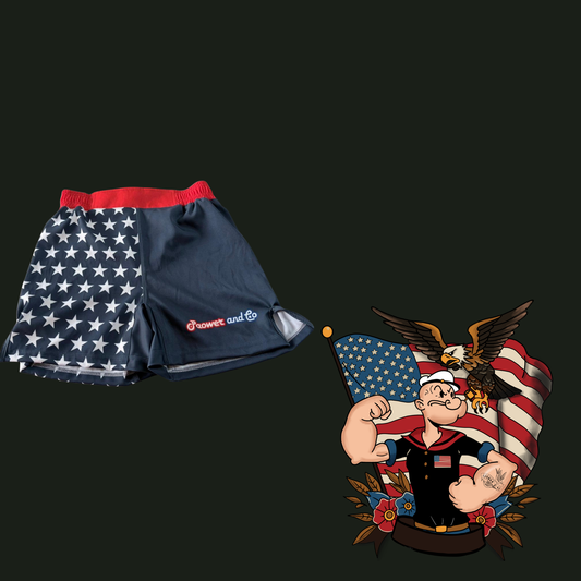 America 250 Lycra no gi shorts Adults