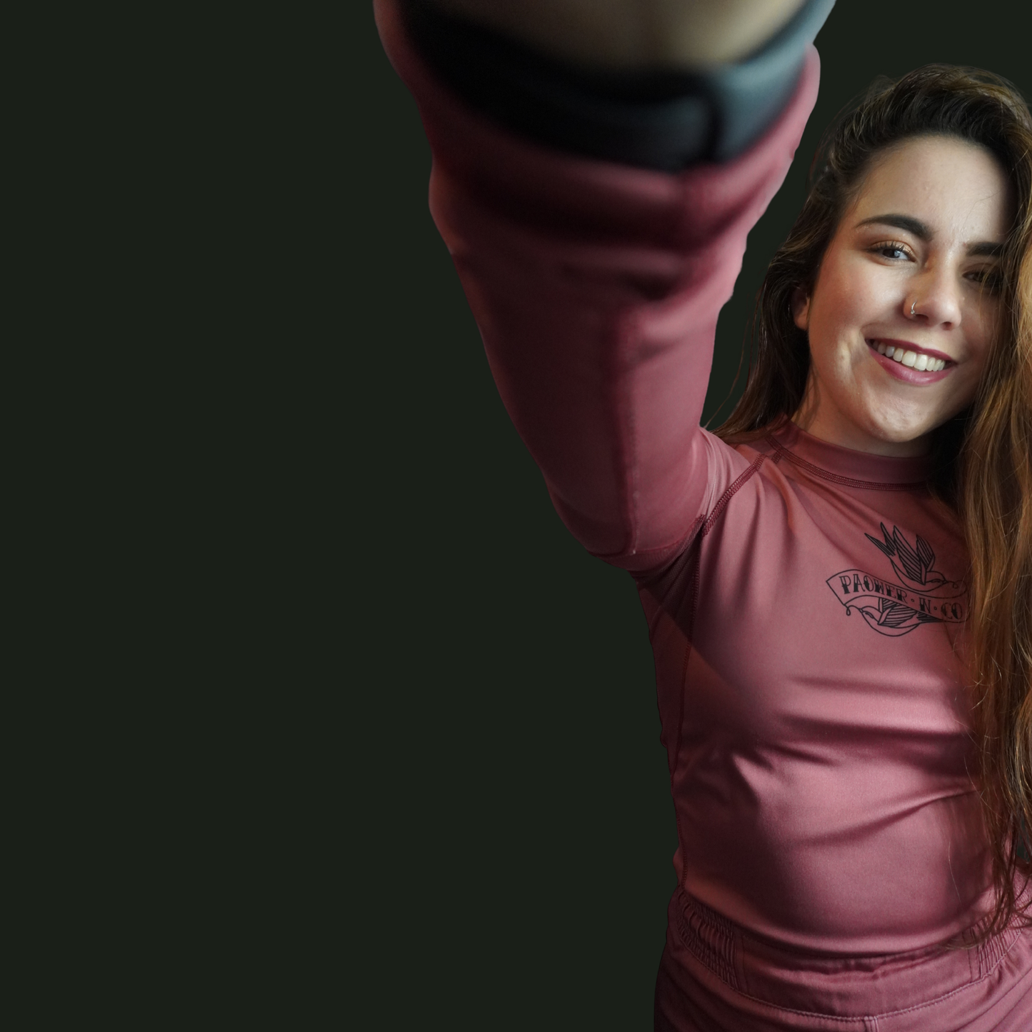Macaroon Pink No Gi Rashguard Adults