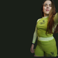 Pistachio Green  Lycra no gi shorts Adults