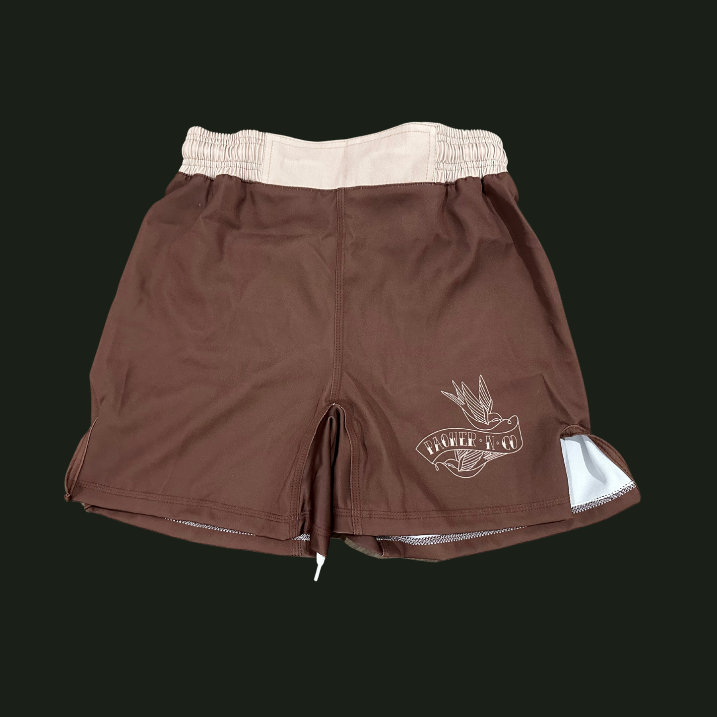 Mocha Latte Lycra no gi shorts Adults