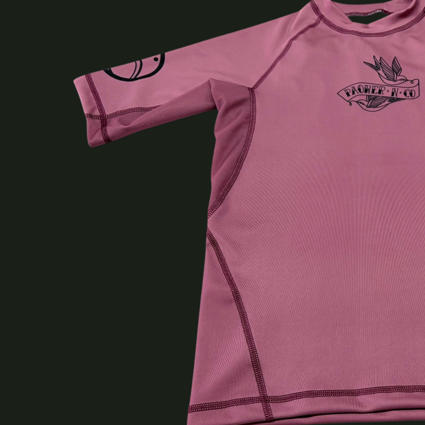 Macaroon Pink No Gi Rashguard Adults
