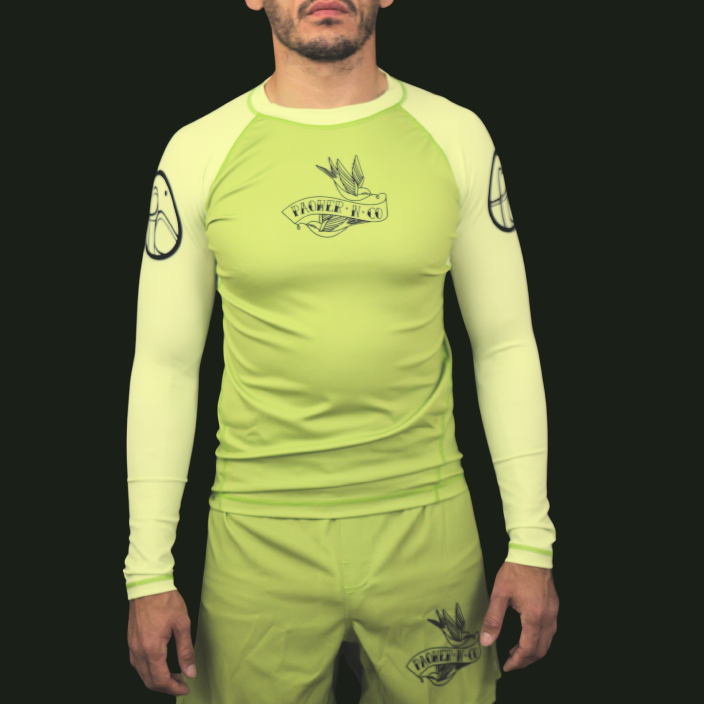 Pistachio Green  Lycra no gi shorts Adults