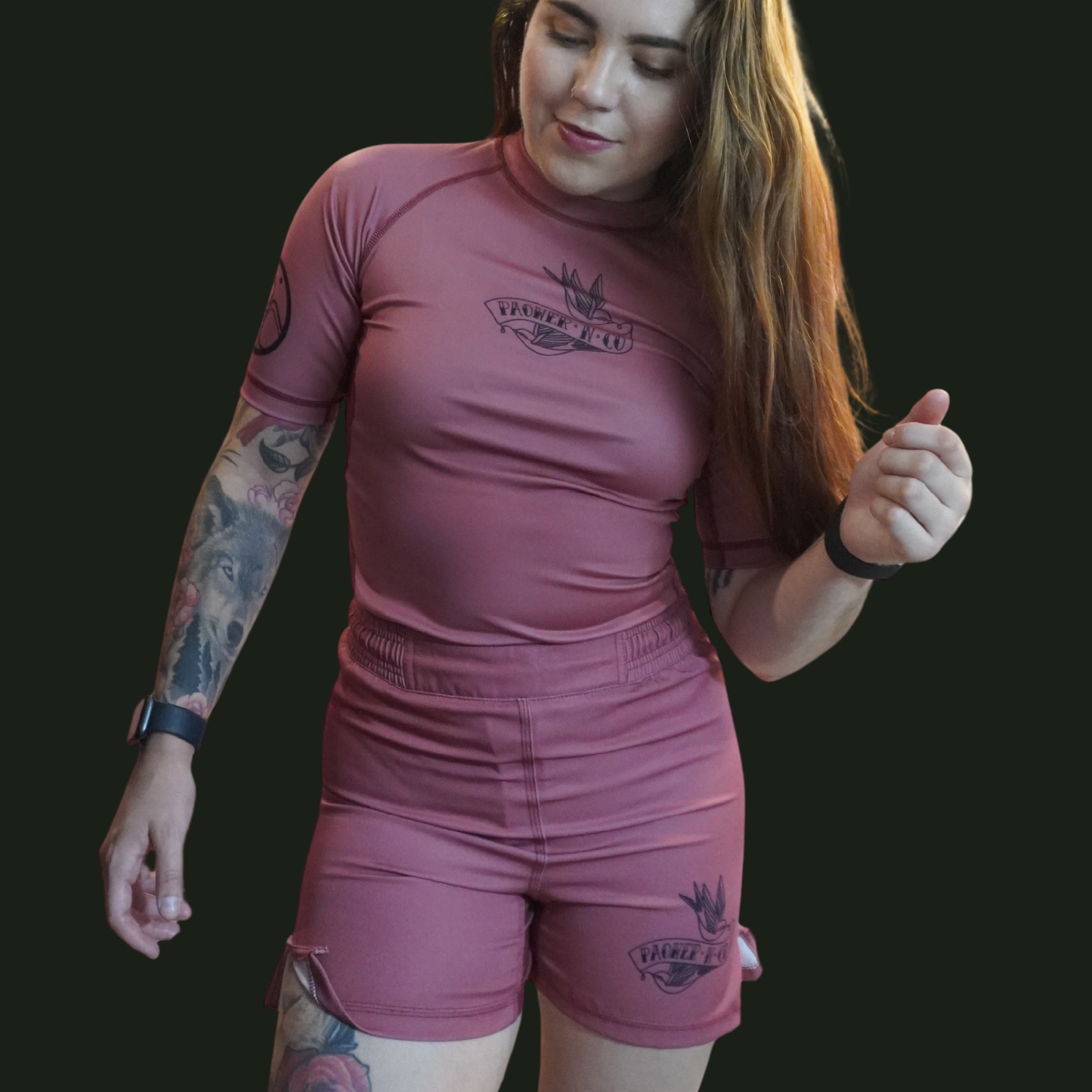 Macaroon Pink No Gi Rashguard Adults